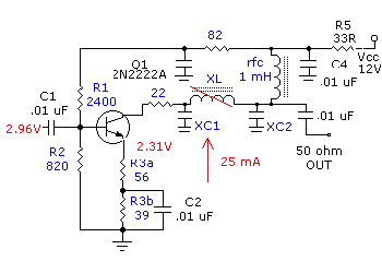 a schematic using a low pass filter for impedance matching