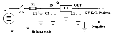 fixed regulator power supply schematic
