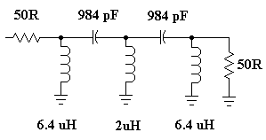 final component calculations - high pass filter