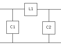 butterworth pi network low pass filter diagram