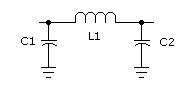 schematic of a low pass filter